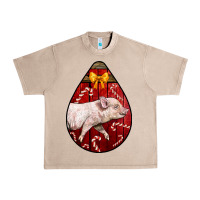French Oak christmas pig Urban Heavy Tee - LillyAllenDesigns