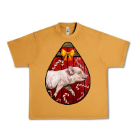 Peanut Butter christmas pig Urban Heavy Tee - LillyAllenDesigns