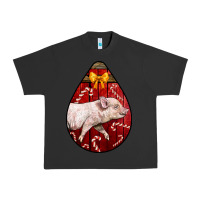 Pigment Black christmas pig Urban Heavy Tee - LillyAllenDesigns