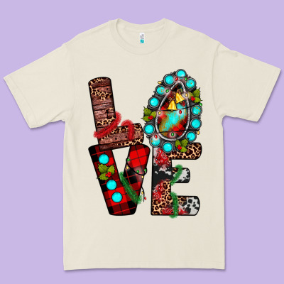 Christmas Love Premium Tee Designed By Jahusdesignshop
