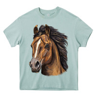 Arona quarter horse portrait Heavy Core Tee - LillyAllenDesigns