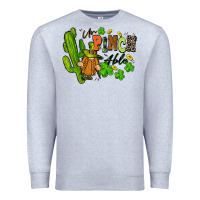 Heather Grey un pinch able Premium Sweatshirt - FaDigitalArtStudio