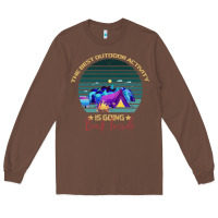 Chestnut camping The Best Outdoor Activity Is Going Back Inside Long Sleeve Tee - Bettercallsaul