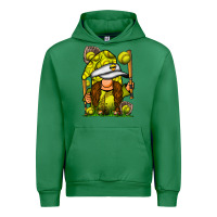 Emerald softball gnome Urban Hoodie - SublimationCraftShop