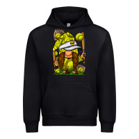 Foreset Green softball gnome Urban Hoodie - SublimationCraftShop