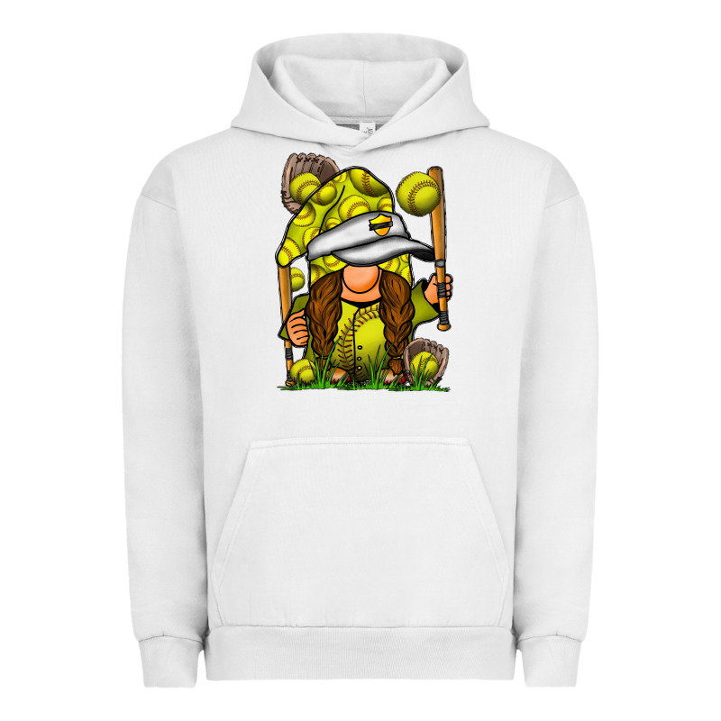 Softball Gnome Urban Hoodie by SublimationCraftShop | Teevron