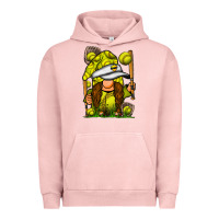 Pigment Salmon softball gnome Urban Hoodie - SublimationCraftShop