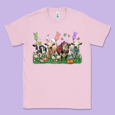 Easter Cow Classic Tee Designed By Lillyallendesigns