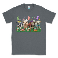 Charcoal Heather easter cow Classic Tee - LillyAllenDesigns