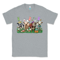 Heather Grey easter cow Classic Tee - LillyAllenDesigns