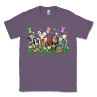 Lavender easter cow Classic Tee - LillyAllenDesigns