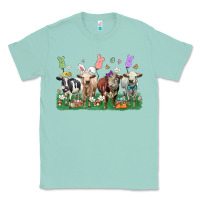 Seafoam easter cow Classic Tee - LillyAllenDesigns