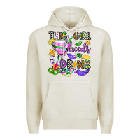 Oatmeal Heather this girl needs a drink Premium Hoodie - OliviaCreatesArt