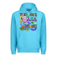 Ocean Blue this girl needs a drink Premium Hoodie - OliviaCreatesArt