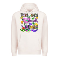 Pale Pink this girl needs a drink Premium Hoodie - OliviaCreatesArt