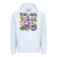 White this girl needs a drink Premium Hoodie - OliviaCreatesArt