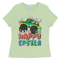 Matcha easter monster truck Ladies Tee - MaliasSmallBusiness