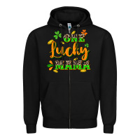One Lucky Mama St. Patrick's Day Zipper Hoodie | Teevron