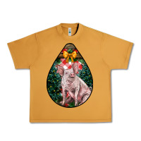 Peanut Butter christmas pig Urban Heavy Tee - LillyAllenDesigns