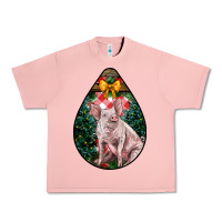 Salmon christmas pig Urban Heavy Tee - LillyAllenDesigns