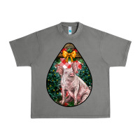 Tornado christmas pig Urban Heavy Tee - LillyAllenDesigns
