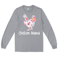 Heather Grey Chicken Mama Long Sleeve Tee - Bettercallsaul
