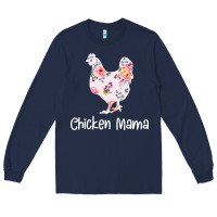 Navy Chicken Mama Long Sleeve Tee - Bettercallsaul
