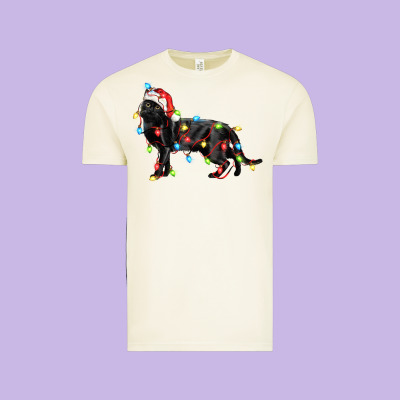 Christmas Bombay Cat Vintage Tee Designed By Lillyallendesigns