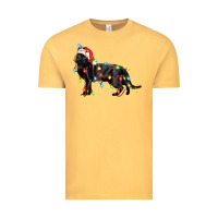 Vintage Mustard christmas bombay cat Vintage Tee - LillyAllenDesigns
