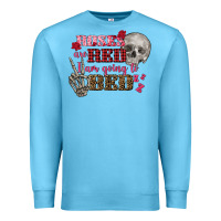 Ocean Blue Valentine's Day Roses Are Red I Am Going To Bed Premium Sweatshirt - FaDigitalArtStudio