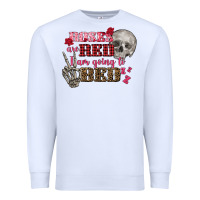 White Valentine's Day Roses Are Red I Am Going To Bed Premium Sweatshirt - FaDigitalArtStudio