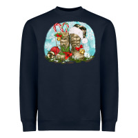 Navy army boots christmas Heavyweight Sweatshirt - texasbilliewilder