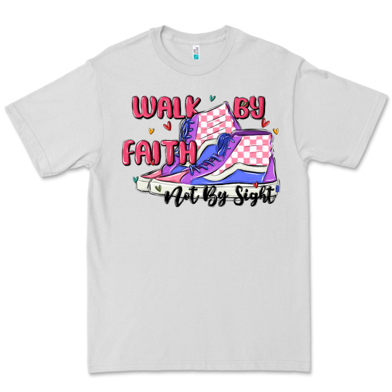 Walk By Faith Premium Tee by MaliasSmallBusiness | Teevron