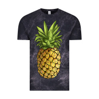 Cloud Black pineapple Vintage Tee - JahusDesignShop