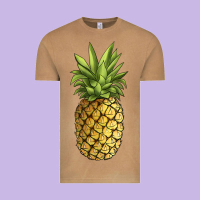 Pineapple Vintage Tee Designed By Jahusdesignshop