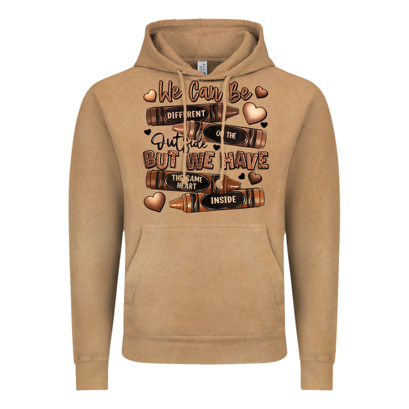 We Can Be Different On The Outside But We Have The Vintage Hoodie by LillyAllenDesigns | Teevron