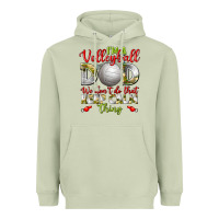 Matcha I'm a Volleyball Dad we don't do that keep calm Heavyweight Hoodie - BundleAndBundleShop