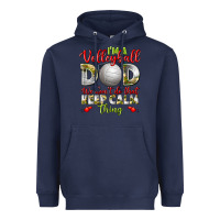 Navy I'm a Volleyball Dad we don't do that keep calm Heavyweight Hoodie - BundleAndBundleShop