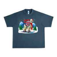 Midnight Navy fleece navidad alpaca mountains Urban Heavy Tee - LillyAllenDesigns