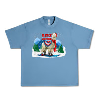 Pebble Blue fleece navidad alpaca mountains Urban Heavy Tee - LillyAllenDesigns
