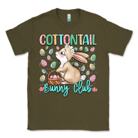 Army Green cottontail bunny club Classic Tee - LillyAllenDesigns