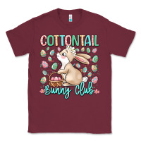Burgundy cottontail bunny club Classic Tee - LillyAllenDesigns