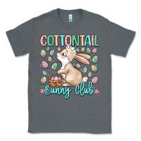Charcoal Heather cottontail bunny club Classic Tee - LillyAllenDesigns