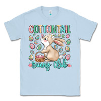 Dusty Blue cottontail bunny club Classic Tee - LillyAllenDesigns