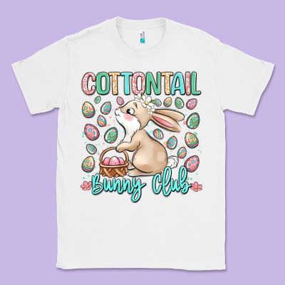 Cottontail Bunny Club Classic Tee Designed By Lillyallendesigns