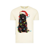 Christmas Newfoundland Dog Vintage Tee | Teevron