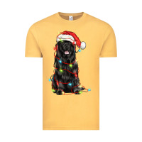 Vintage Mustard christmas newfoundland dog Vintage Tee - LillyAllenDesigns