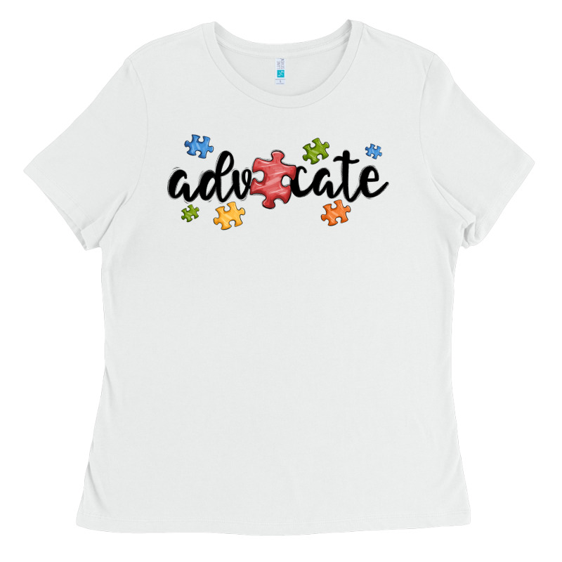 Advocate Autism Ladies Tee by MaliasSmallBusiness | Teevron