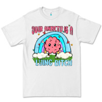 White your anxiety is a lying bitch Premium Tee - MaliasSmallBusiness