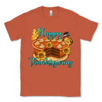 Copper Happy Thanksgiving Pumpkin Pie Classic Tee - LillyAllenDesigns